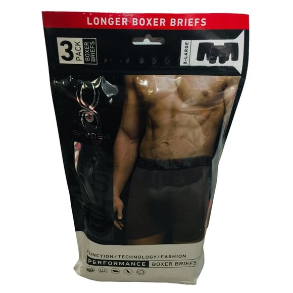 Spyder Underwear & Socks Spyder Mens Xl Longer Performance Boxer